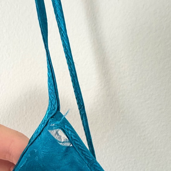 Colesce Collections Floral Blue Slip Dress - Picture 4 of 9